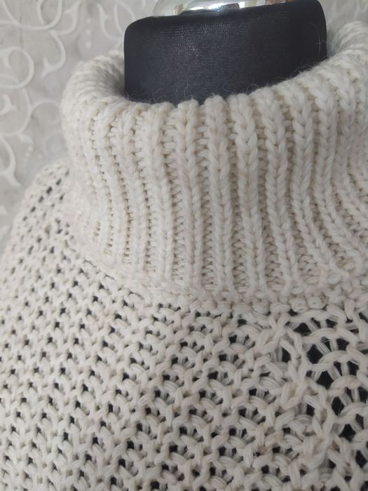 Подовжений светер плаття сукня тепла в'язана