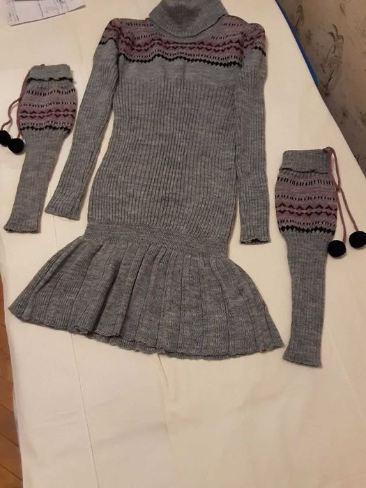 Плаття з гетрами в комплекті, розмір S