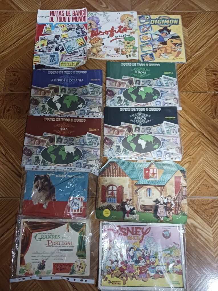 Lote de cromos e cadernetas completas Lisboa