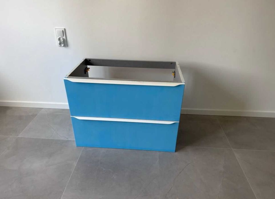 Nowa Szafka pod umywalkę GoodHome Imandra 80 cm wisząca biały mat