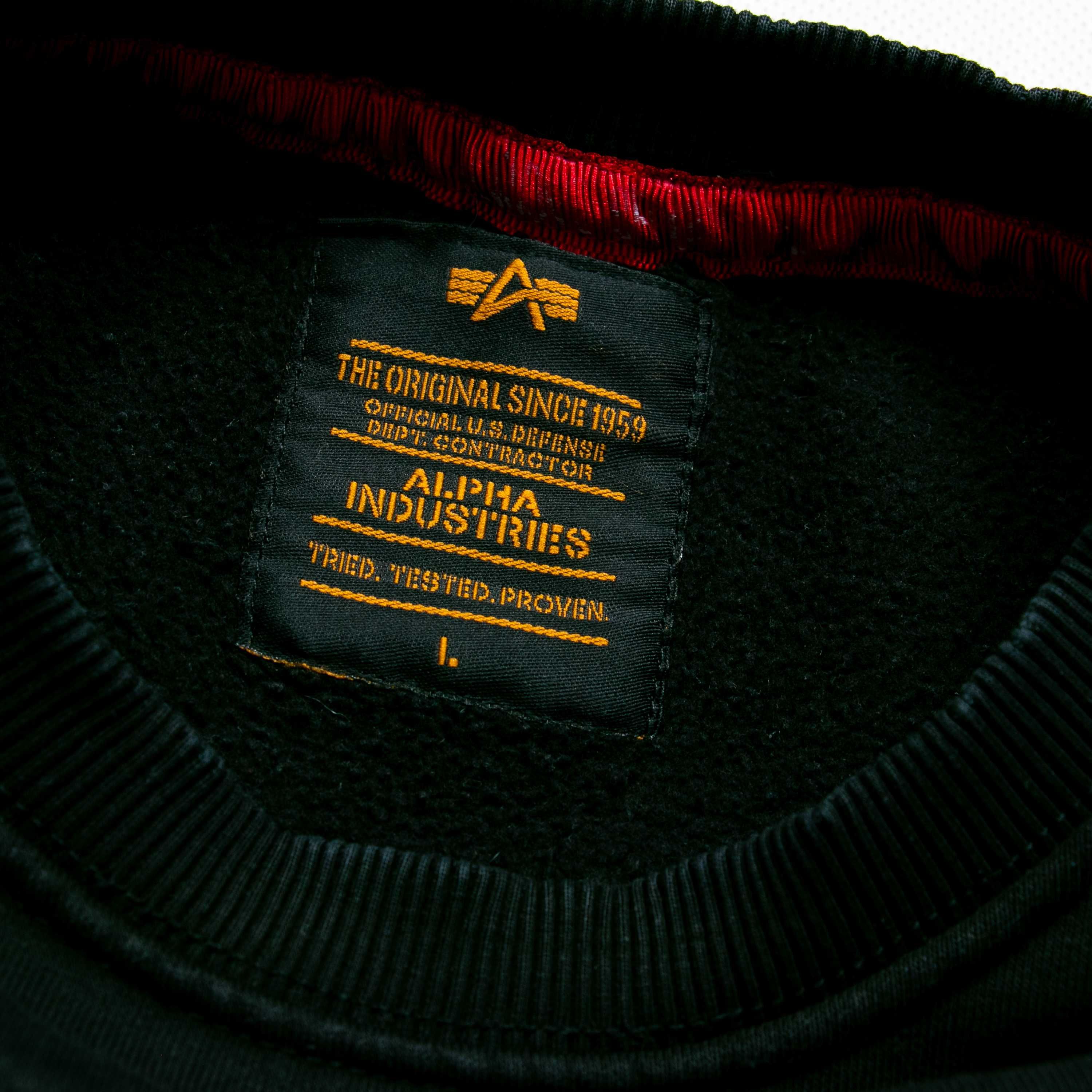 Alpha Industries x NASA bluza z logo L