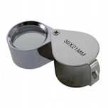 Lupa Jubilerska 30x - 21mm Składana Jubilerska Aluminium Prezent
