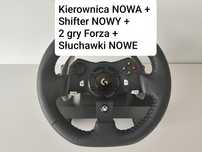 Kierownica Logitech G920 NOWA + Shifter + 2 gry + słuchawki