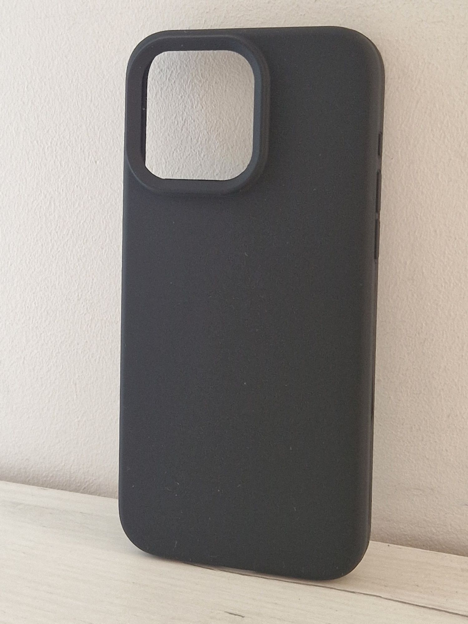 Silicone Lite Case do Iphone 15 Pro Max czarny