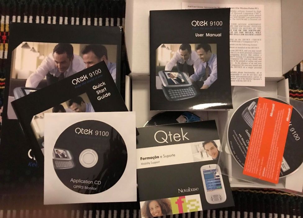 Telemóvel Qtek 9100 com caixa