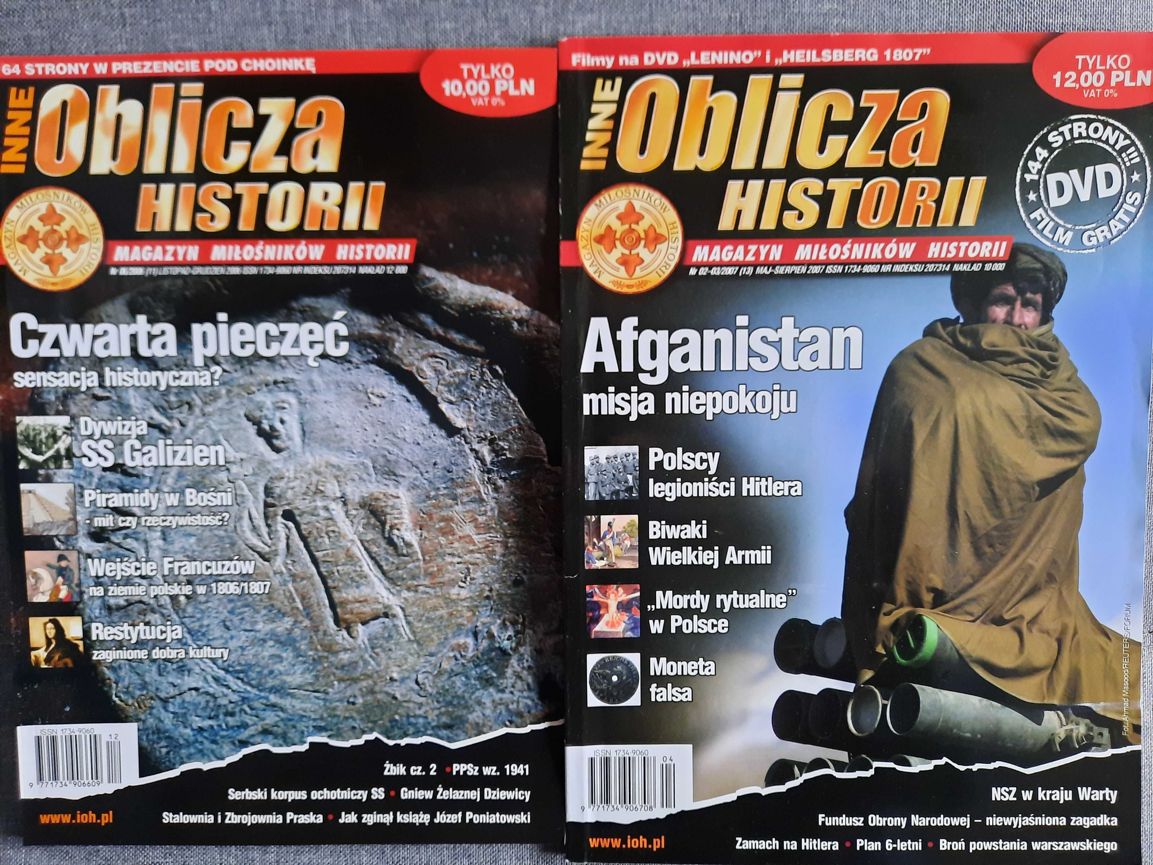 Oblicza historii - magazyn miłośników historii i tajemnic 8 numerów