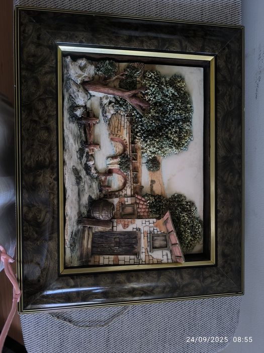 Quadro em relevo