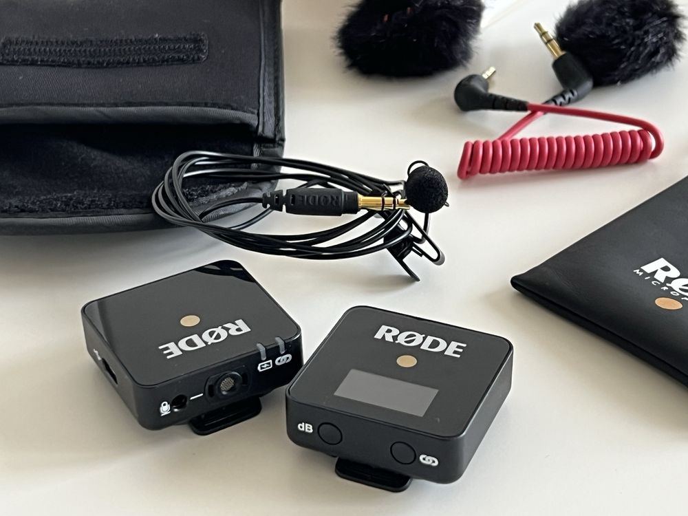 Rode Wireless GO + Lavalier Rode – Excelente estado!