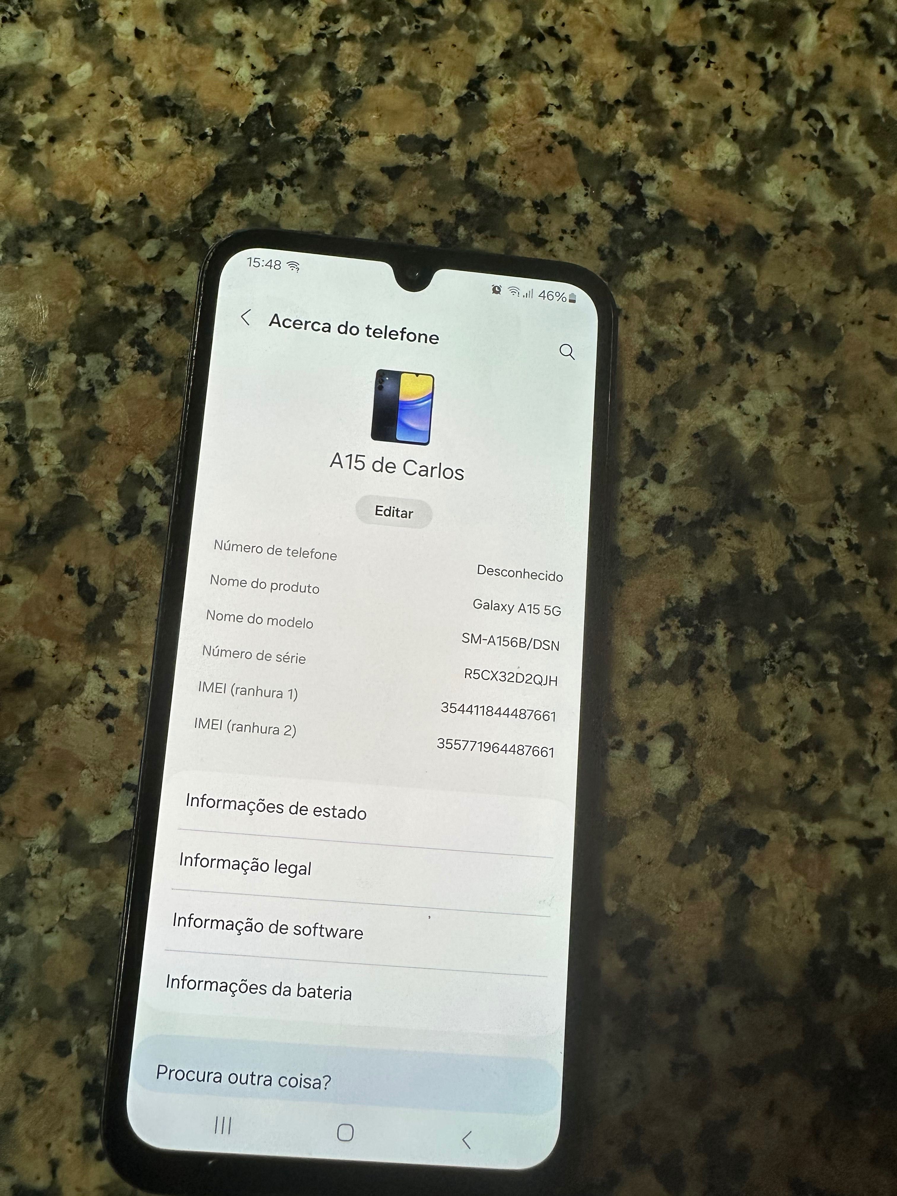Samsung galáxia A15 5g 128g