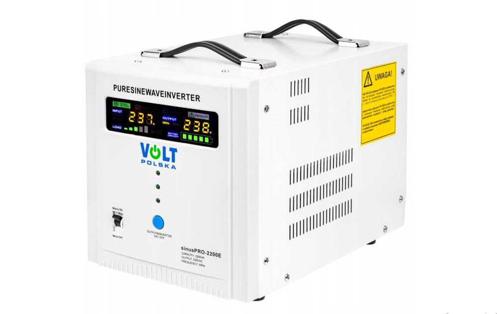 Інвертор VOLT POLSKA SINUS PRO 2200E 12V (інвертер+зарядний 2в1)