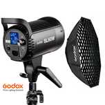Godox комплект постійного LED світла: SL60W + октобокс з сотами 95см