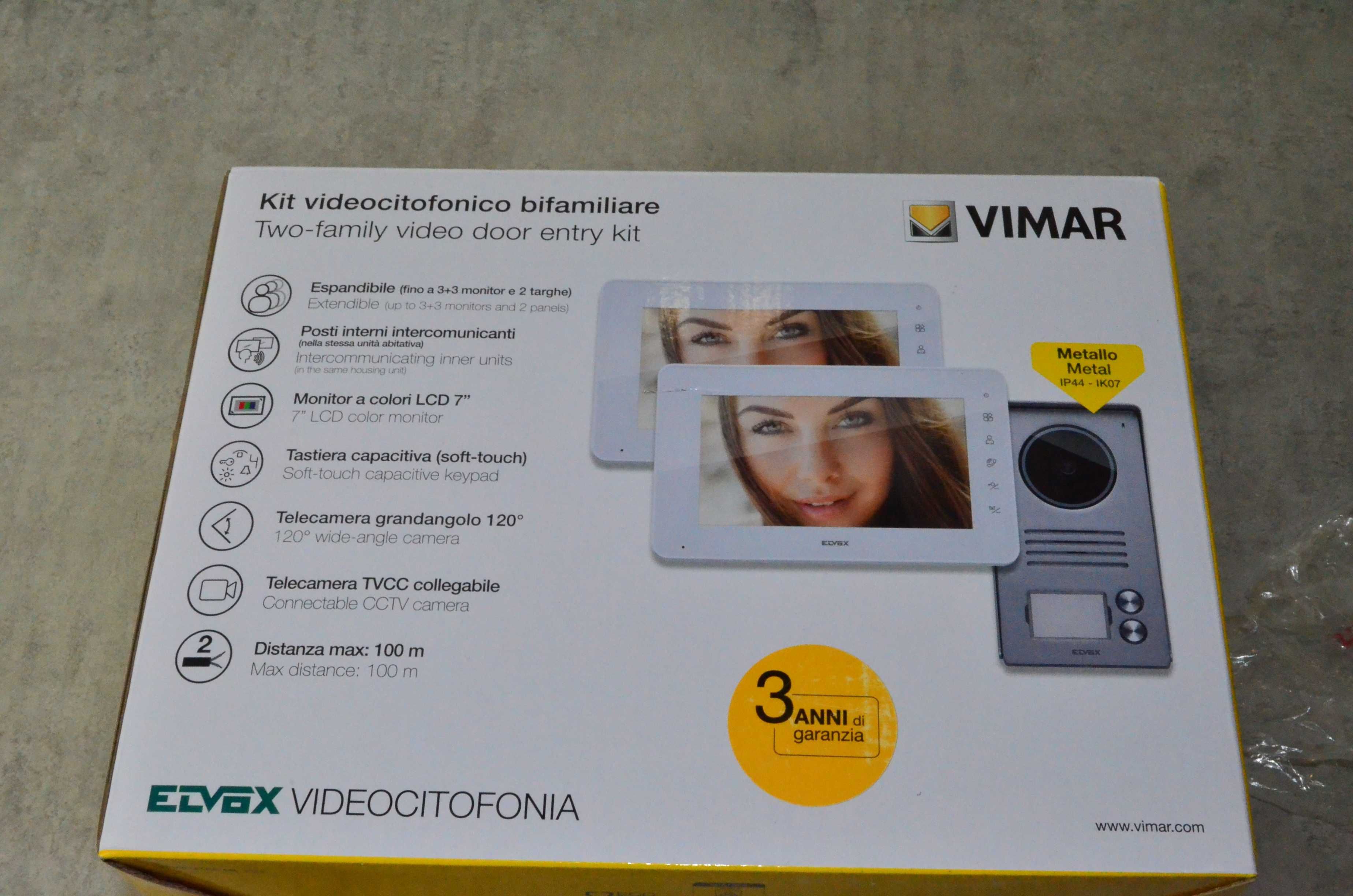 Zestaw wideodomofonowy 1080p VIMAR K40911