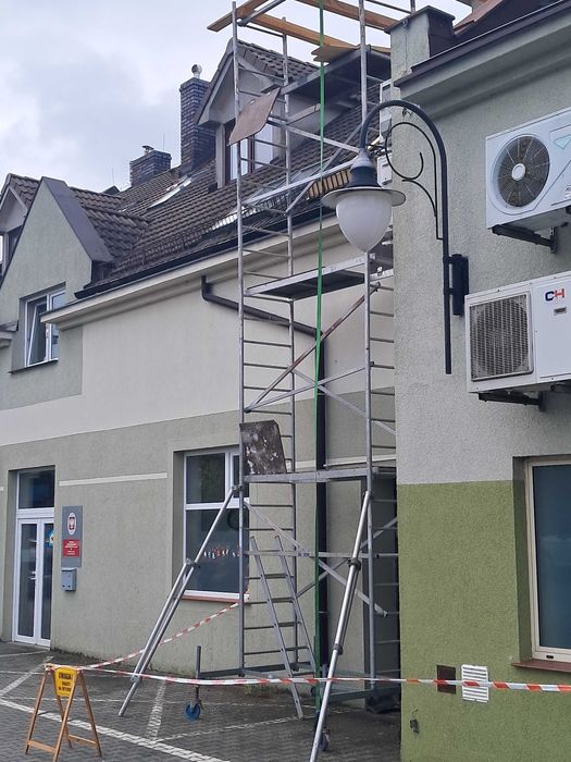 Rusztowanie jezdne, lekkie ( aluminiowe). Wynajem.