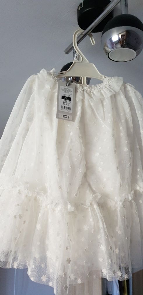 Sukienka na chrzest boho