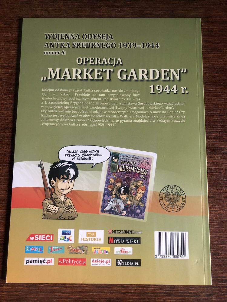 Komiks Wojenna Odyseja Antka tom 6 Market Garden