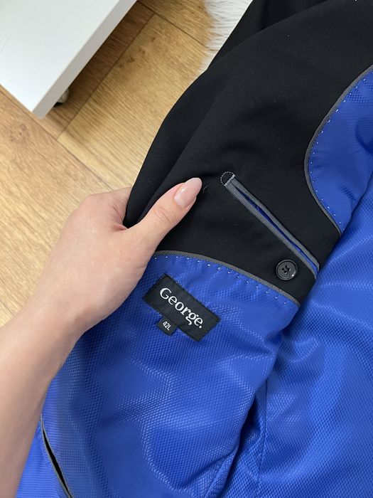 оверсайз піджак жакет пиджак блайзер чорний 50 розмір батал