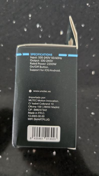 Tomada inteligente wifi Unotec