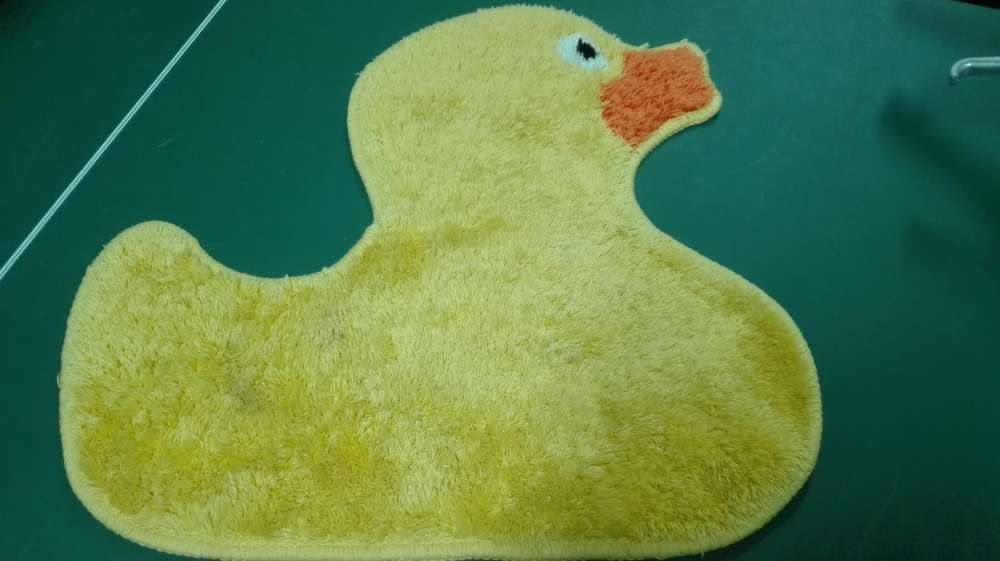 Tapetes WC em forma de pato