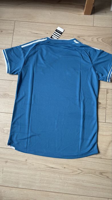 Koszulka sportowa piłkarska Zanzibar rozmiar M niebieska