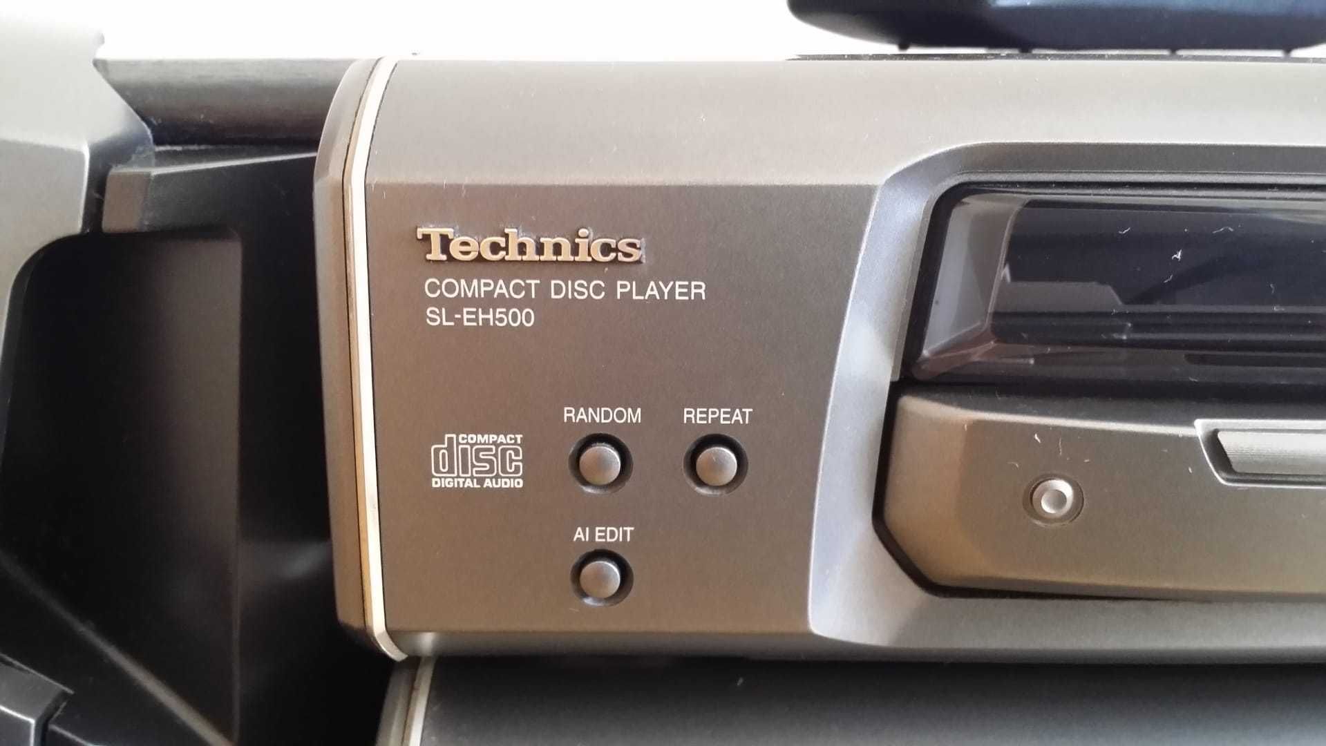 Aparelhagem Technics SA-EH500 com colunas e comando original.