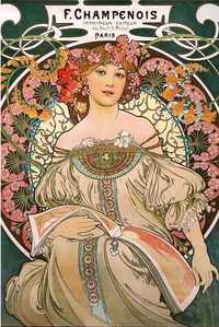 Posters novos Alfons Mucha - F. Champenois