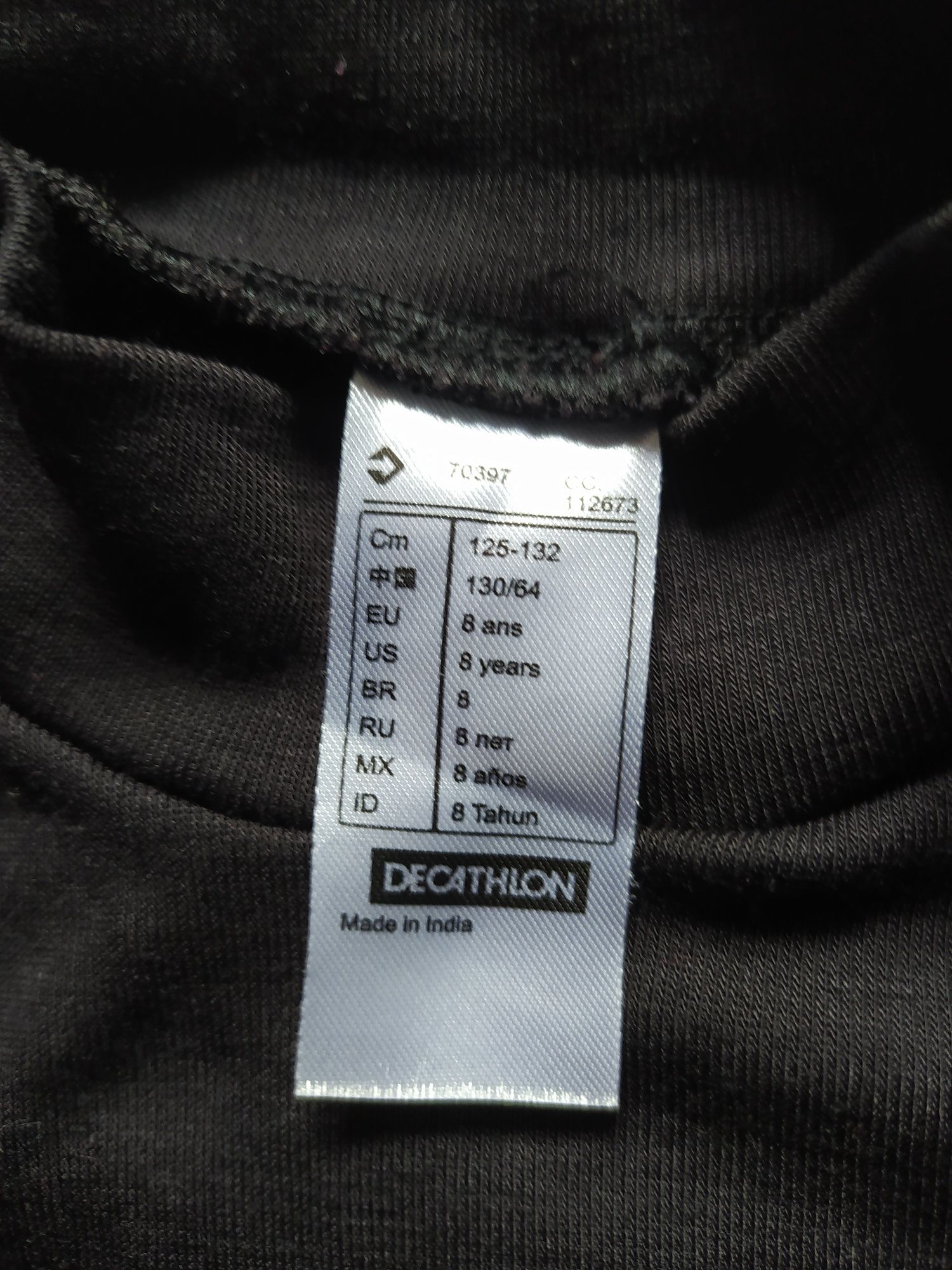 Koszulka termiczna na narty unisex Decathlon