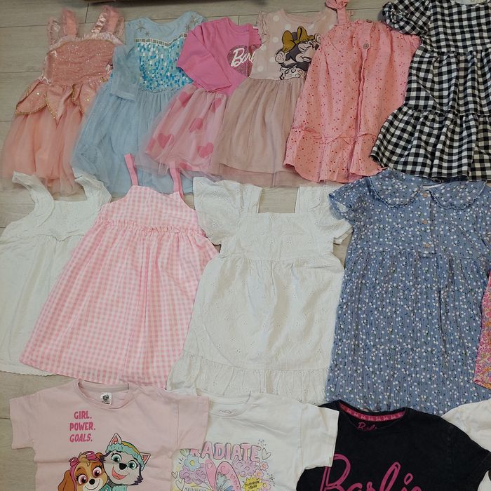 Набір літнього одягу 3-4, 4-5 років. Пакет фірмового одягу дівчинці.