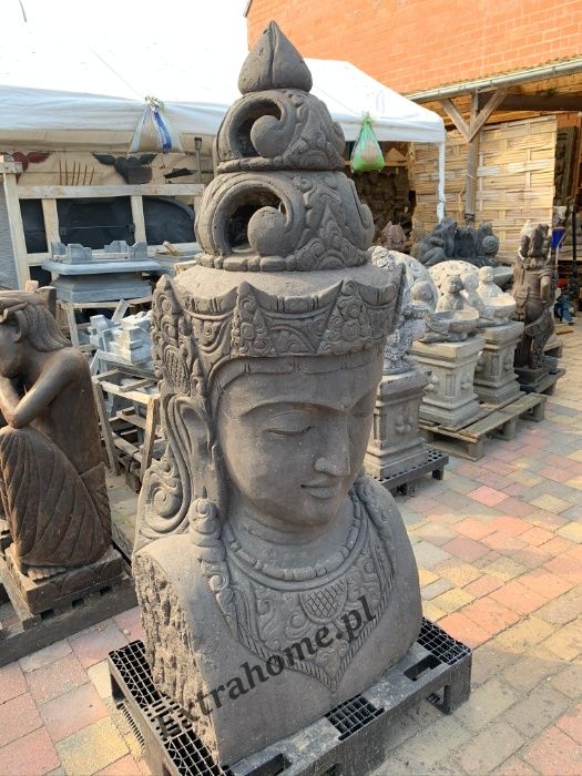 Płaskorzeźba do ogrodu Budda 120cm Ogrody w stylu orientalnym