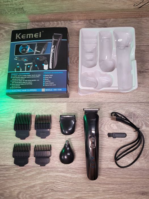 Машинка для стрижки Kemei 3 в 1