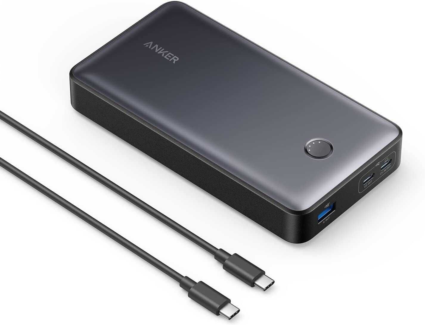 Повербанк Anker 537 Portable Charger 24000mAh 65W MacBook Dell iPhone