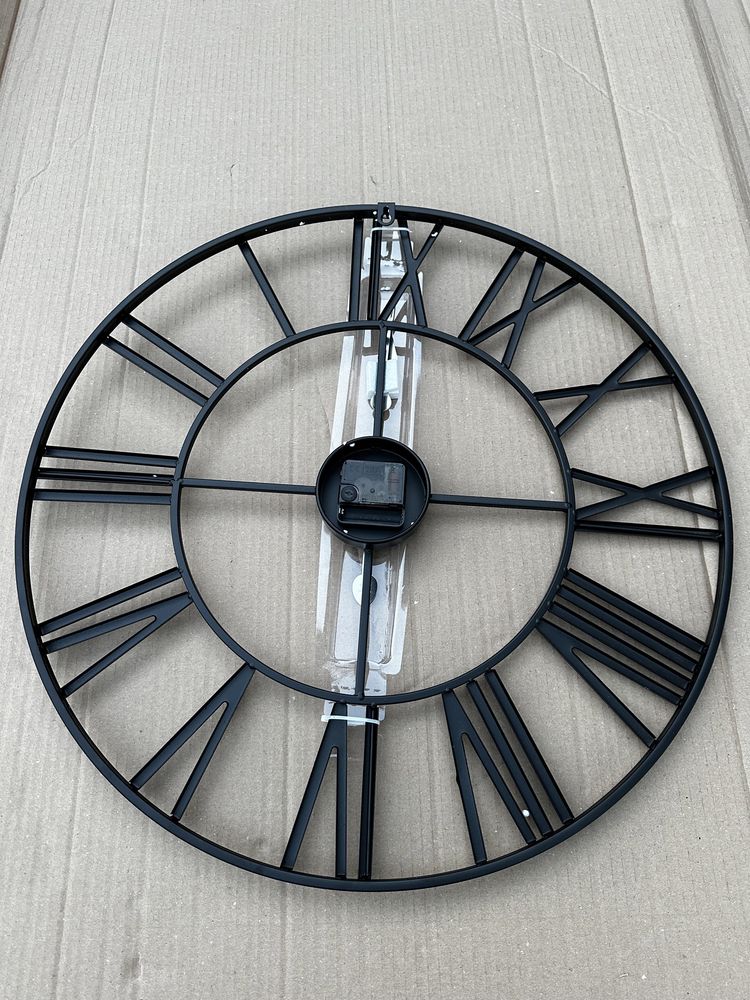 Nowy ACCSHINE duży zegar ścienny 60 cm, nietykający, salon, sypialnia