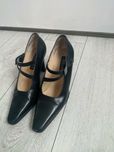 Buty skórzane na słupku rozmiar 35.5