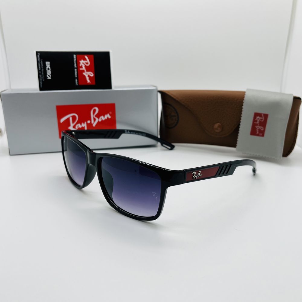 Солнцезащитные очки Ray Ban 2179 Glossy Black|Purple Gradient.