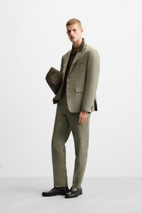 Піджак 100% льон Zara (p 52/ L)