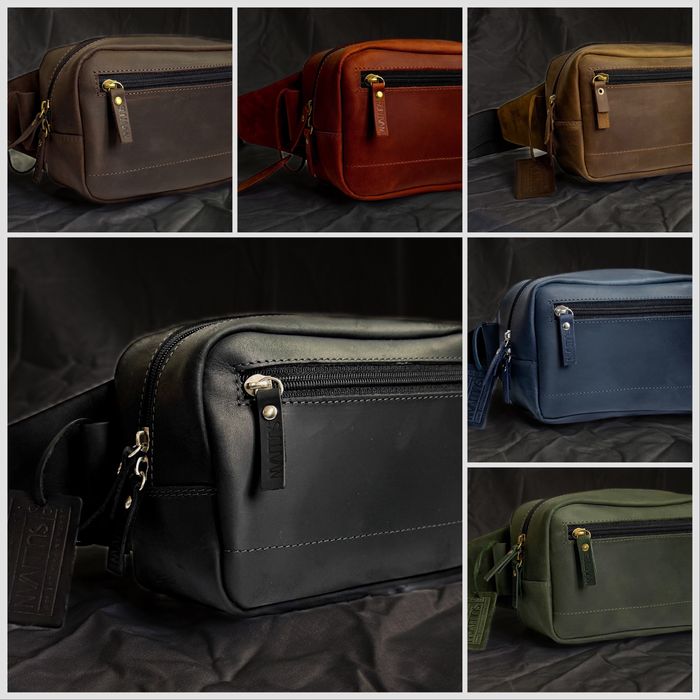 Сумка бананка на пояс на плече sb3(22) чорна