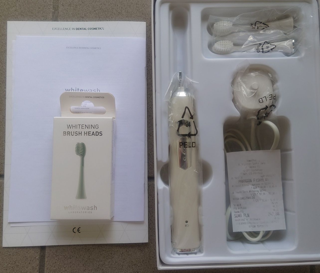 Sonic whitening toothbrush sw2000