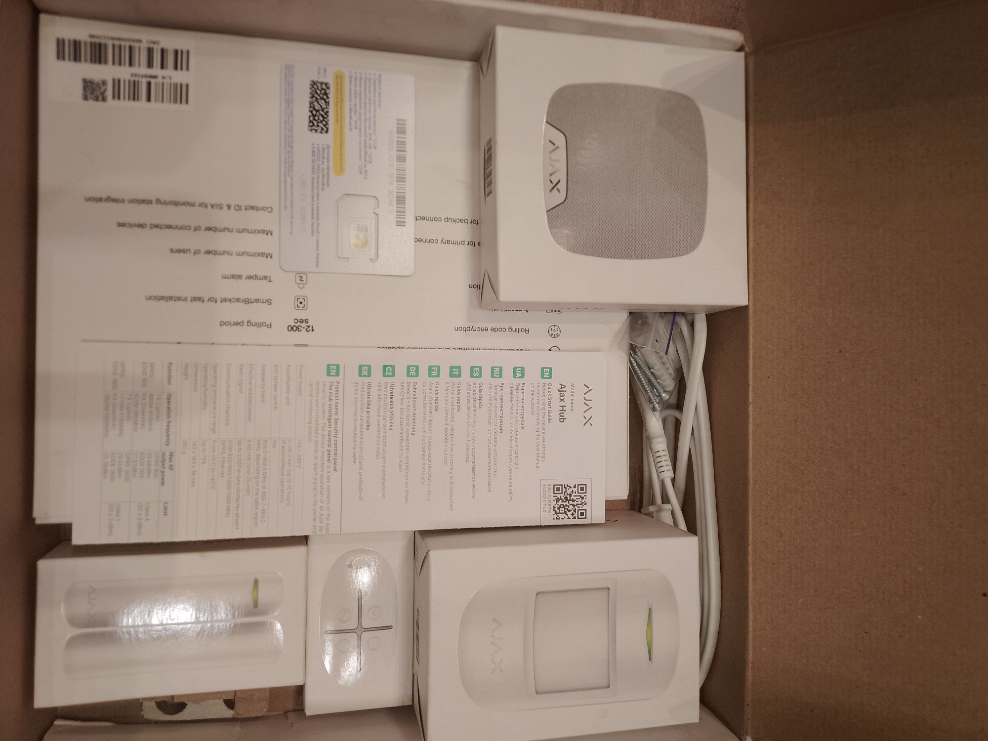 Хіт Ajax Starter kit GSM комплект беспроводной сигнализации в дом офис