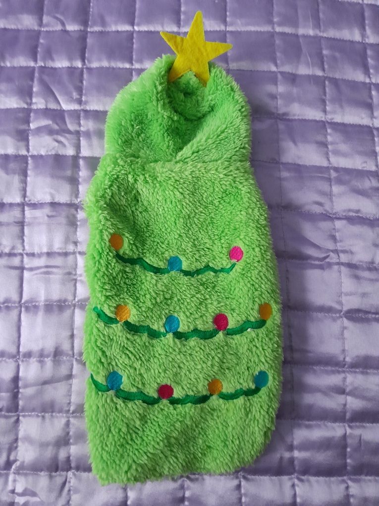 Ubranka świąteczne polarek sweterek dla kotka lub małego pieska