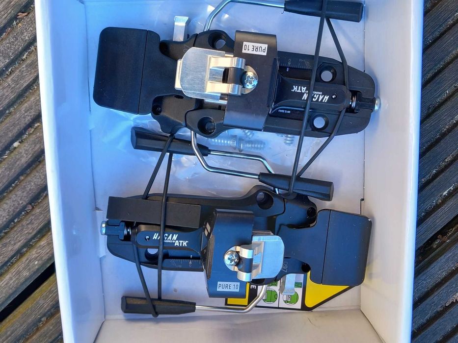 Wiązania skiturowe Hagan Pure 10-97 mm black / ATK Crest 10