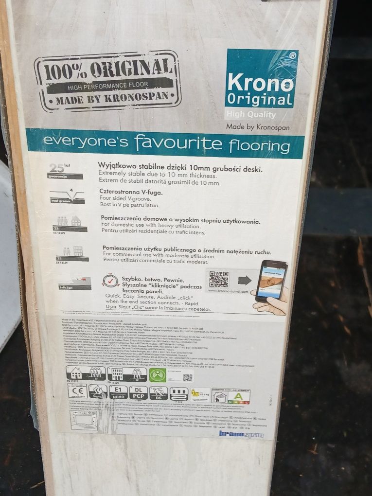 Panele podlogowe dąb craft biały 2 op. 3,46m2