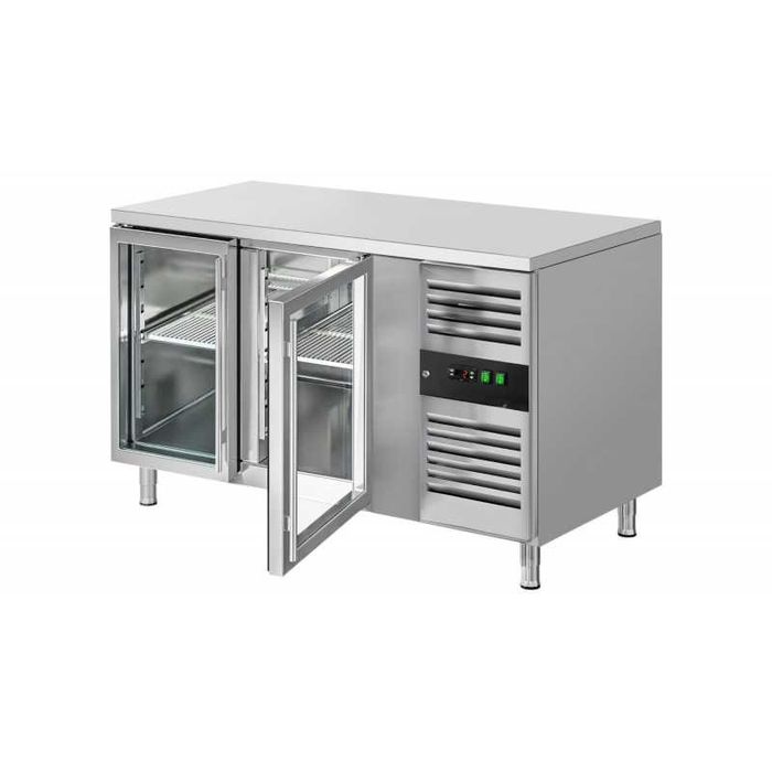 Bancada Refrigerada 2 Portas em Vidro