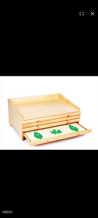 Montessori komoda botaniczna - pomoc edukacyjna