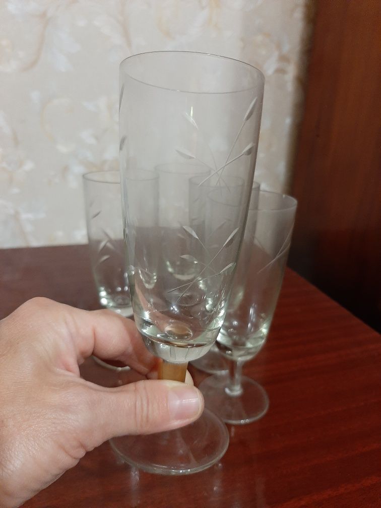 Бокалы фужеры советские