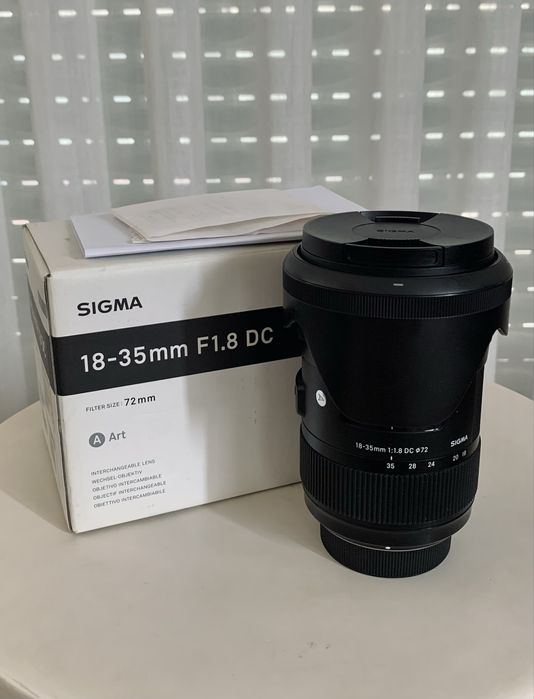 Lente Sigma Art 18–35mm f1.8 (Nikon mount)