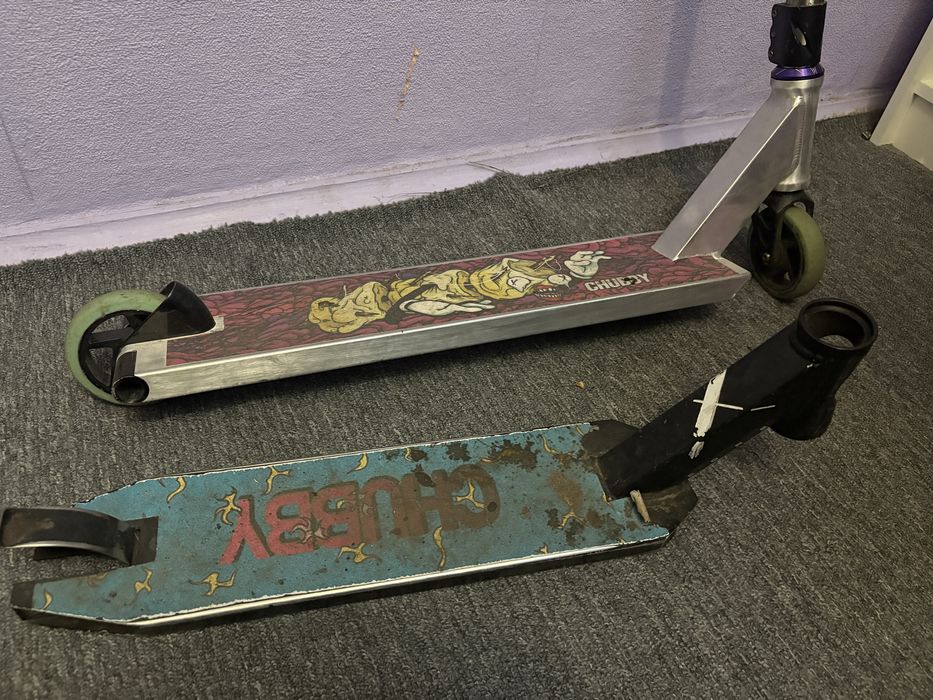 Трюковий самокат+дека вулична