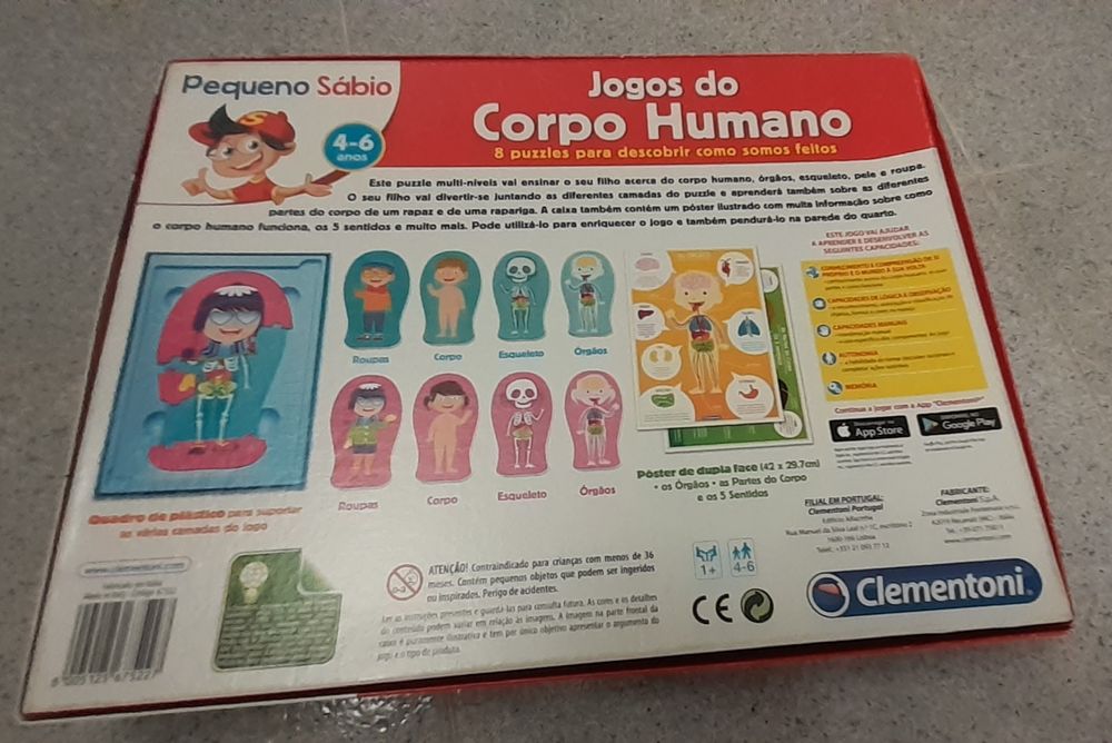 Puzzle corpo humano