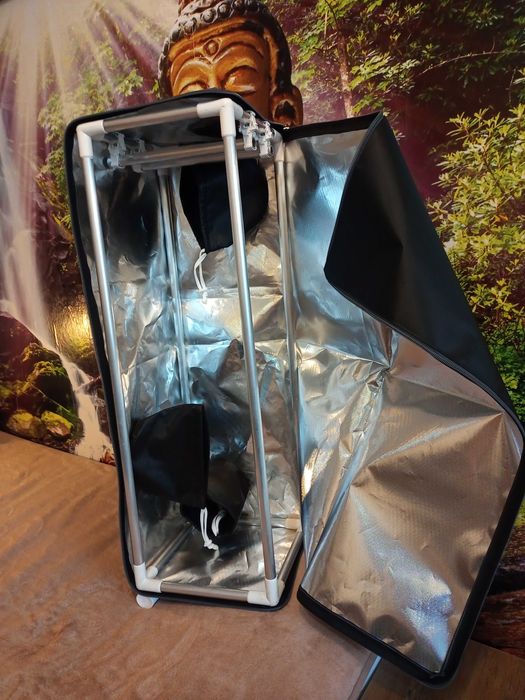 Growbox 30x30x90 tytoń zioła warzywa mylar cbd thc szklarnia foliak