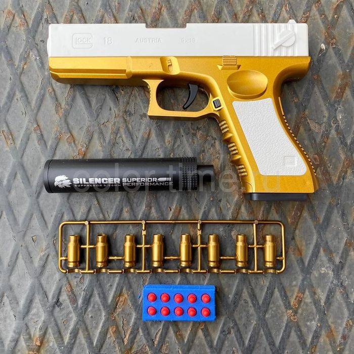 Дитячий іграшковий пістолет Glock 18