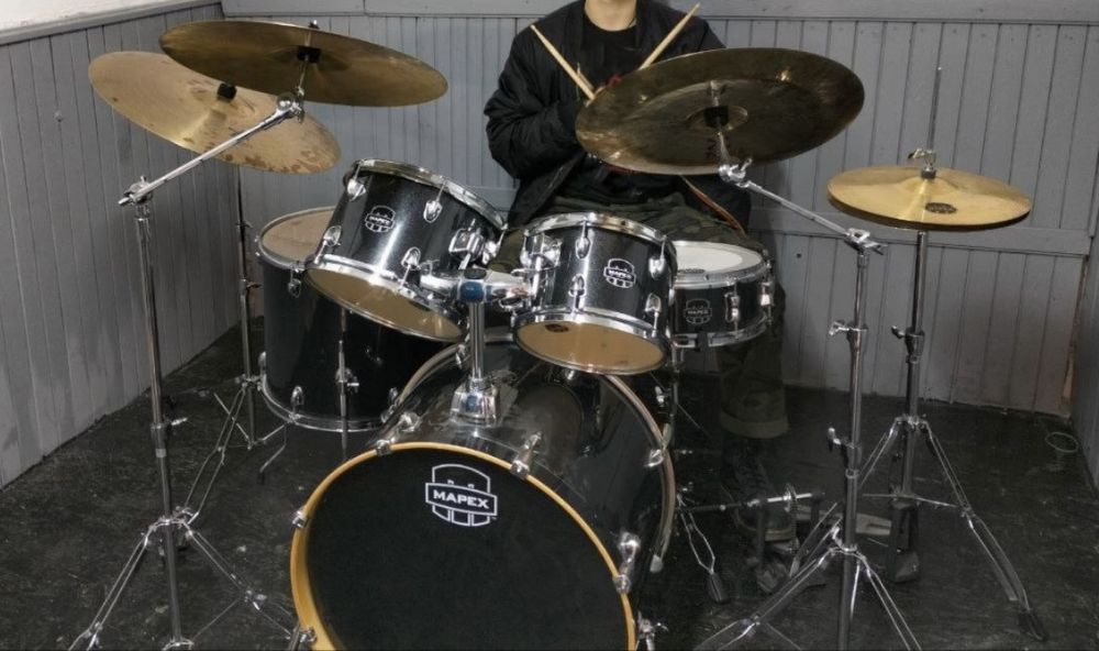 Mapex Venus – perkusja akustyczna + podwójny statyw + talerz z brązu