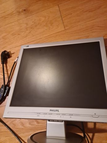Monitor PC marca Philips 14 polegadas com adaptador